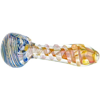 5" Fume Swirl w/ Purple Accents Hand Pipe