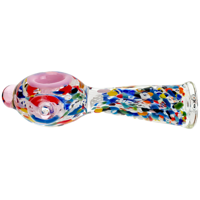 5" Frit Flat Head Hand Pipe