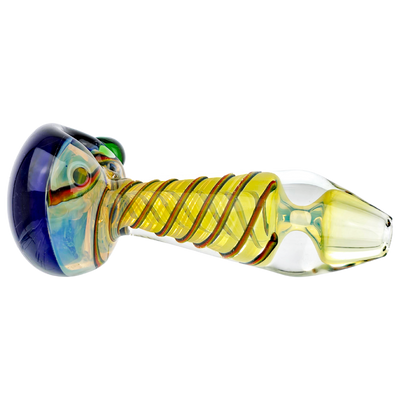 5" Fume Reduction Rasta Line Hand Pipe