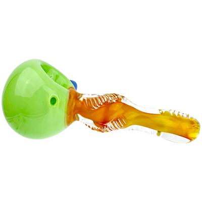 5.5" Solid Color Head w/ Twisted Body Hand Pipe