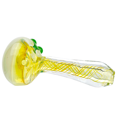 5" Solid Color Head Fume Swirl Hand Pipe