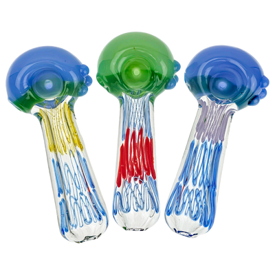 5" Two-Tone Head Linework Hand Pipe