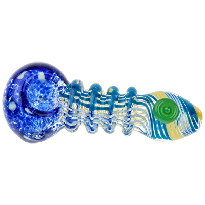 4.5" Color Frit & Spiral Maria Hand Pipe