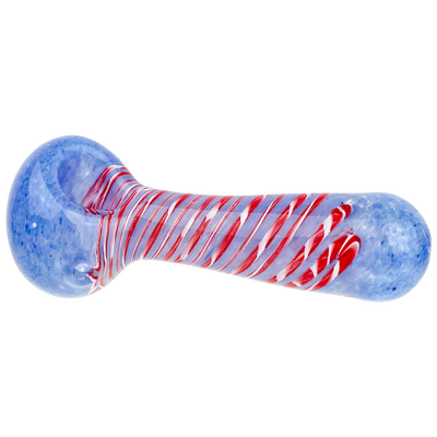 5" Color Frit & Linework Hand Pipe