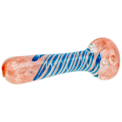 5" Color Frit & Linework Hand Pipe
