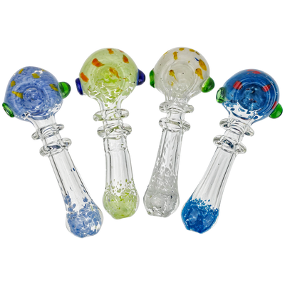 5" Frit & Clear Maria Hand Pipe