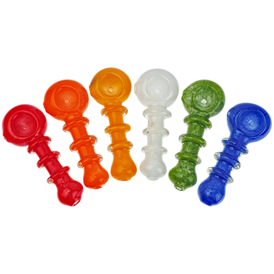4" Frit Triple Maria Body Hand Pipe