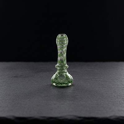 4.5" Wrap & Rake Bubble Trap Hand Pipe in Green