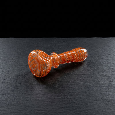 4.5" Wrap & Rake Bubble Trap Hand Pipe in Orange