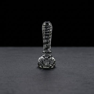 4.5" Wrap & Rake Bubble Trap Hand Pipe in Smoke
