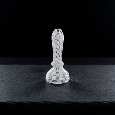 4.5" Wrap & Rake Bubble Trap Hand Pipe in White