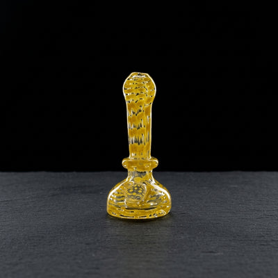 4.5" Wrap & Rake Bubble Trap Hand Pipe in Yellow
