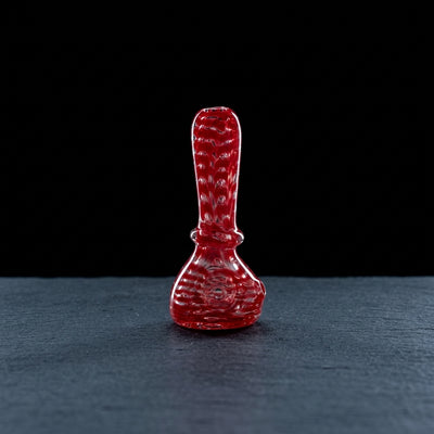 4.5" Wrap & Rake Bubble Trap Hand Pipe in Red