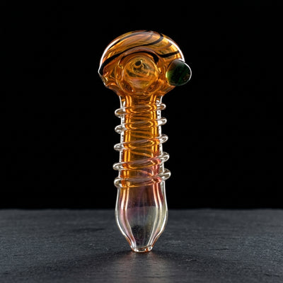 5" Fume Threaded Body Hand Pipe in Orange