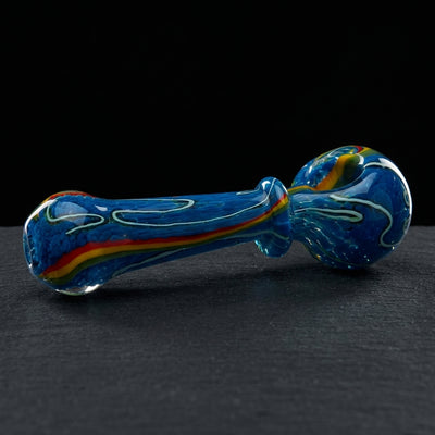 5" Frit Color Line Maria Hand Pipe in Blue