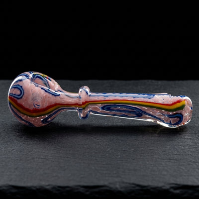 5" Frit Color Line Maria Hand Pipe in Pink