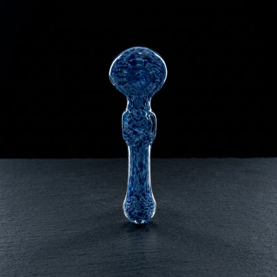 5.5" Multicolor Frit Square Hand Pipe in Blue