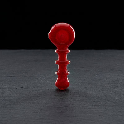 4" Frit Triple Maria Body Hand Pipe in Red