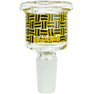 2.5" 14mm Basket Weave Decal Flower Bowl - lifestyle shot