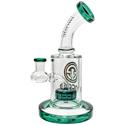 7.5" Encore Color Showerhead Footed Rig - detail view