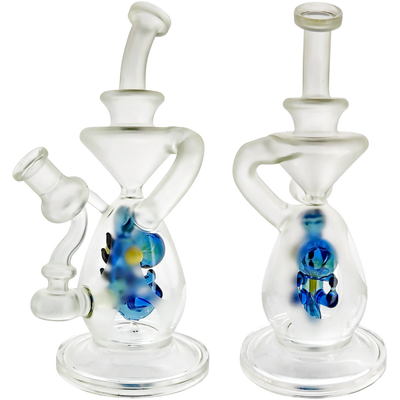 9" Encore Clear w/ Color Yoshi Recycler (one off)