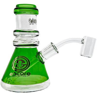 6″ ENCORE HALF COLOR FIXIE BOTTLE BEAKER RIG