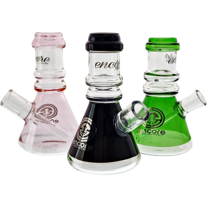 6″ ENCORE HALF COLOR FIXIE BOTTLE BEAKER RIG
