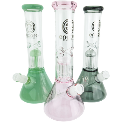 12'' Encore Half Color 8 Tree Beaker (one off)