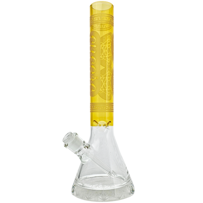 16" Encore Half Color Geometric Beaker