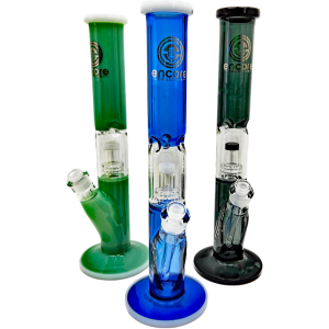 16” ENCORE TWO-TONE SHOWERHEAD WINDOW STRAIGHT BONG