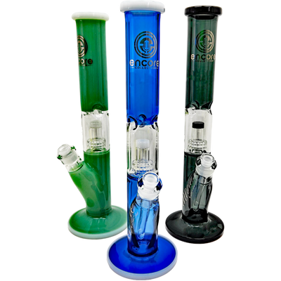 16” ENCORE TWO-TONE SHOWERHEAD WINDOW STRAIGHT BONG
