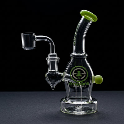 6" Encore Color Lip/Marble Peanut Rig in Lime Green