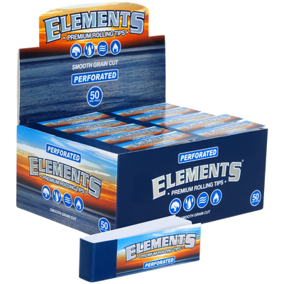 Elements Classic Perforated Rollup Tips 50bx