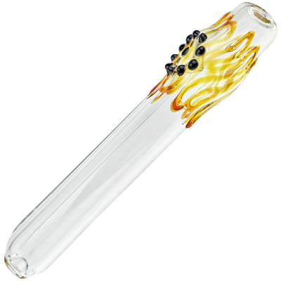 Steamroller pipe held in hand showing the 10 inch length