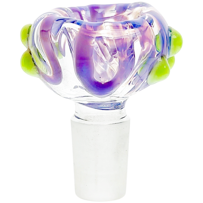 2″ 18MM ELEMENT COLOR AND FUME FLOWER BOWL – MADE IN USA