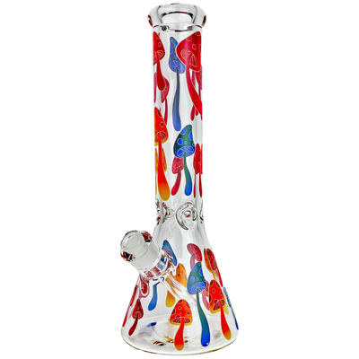 14" Mushroom Mix Decal Beaker - view 6