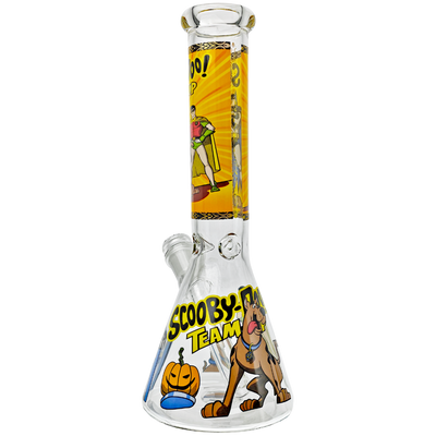 10" Mystery Hound Decal Beaker Bong