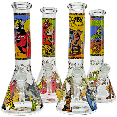 10" Mystery Hound Decal Beaker Bong
