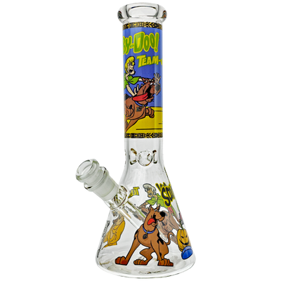 10" Mystery Hound Decal Beaker Bong