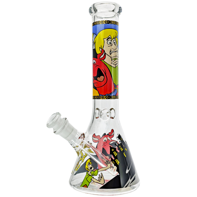 10" Mystery Hound Decal Beaker Bong