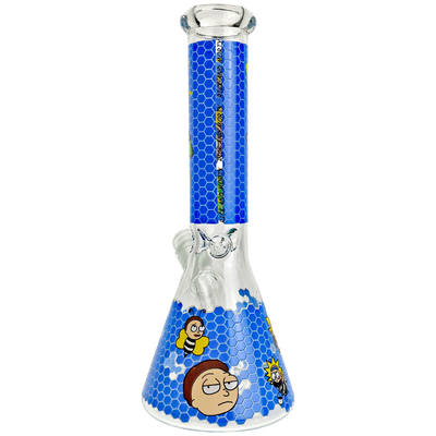 10" Rick & Morty Honeycomb Decal Beaker - view 6