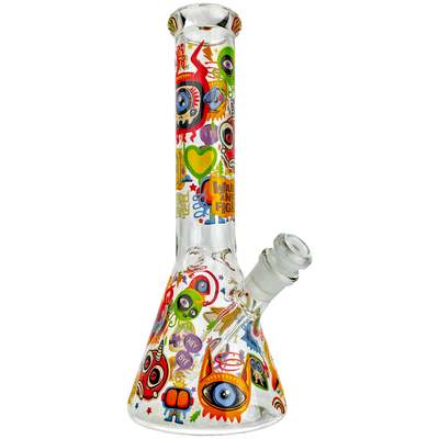10" Assorted Monster Decal Beaker