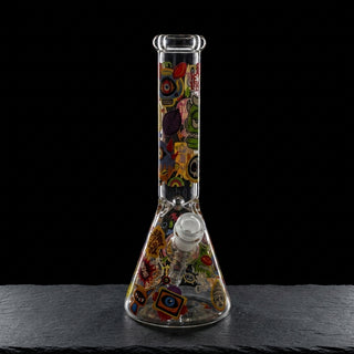 10" Assorted Monster Decal Beaker
