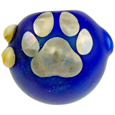 4" Element Dog Print Pipe - Made in USA - alternate angle