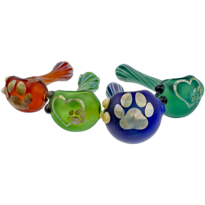4" Element Dog Print Pipe - Made in USA