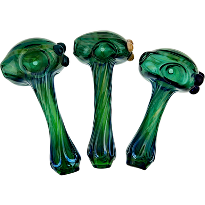 4″ Element Lake Green Silver Fume Pipe – Made in USA