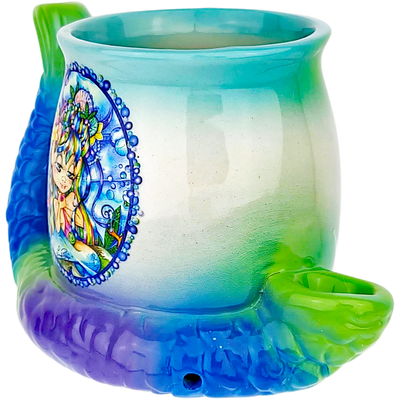 5″ Linda Biggs Fairy Mermaid Mug Hand Pipe