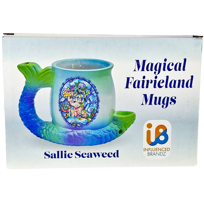 5″ Linda Biggs Fairy Mermaid Mug Hand Pipe