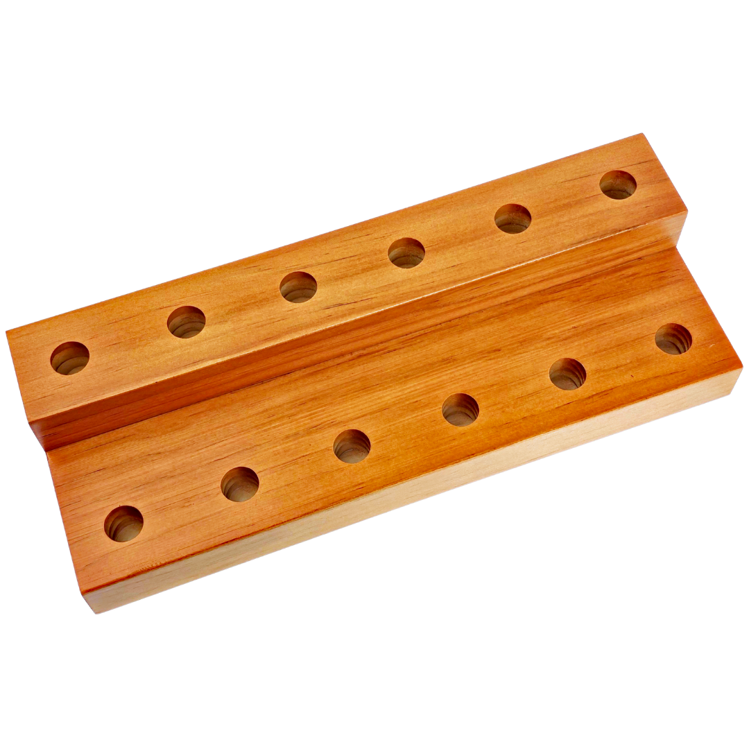 10" Wood Banger & Flower Bowl Display Stand - Bowls & Slides