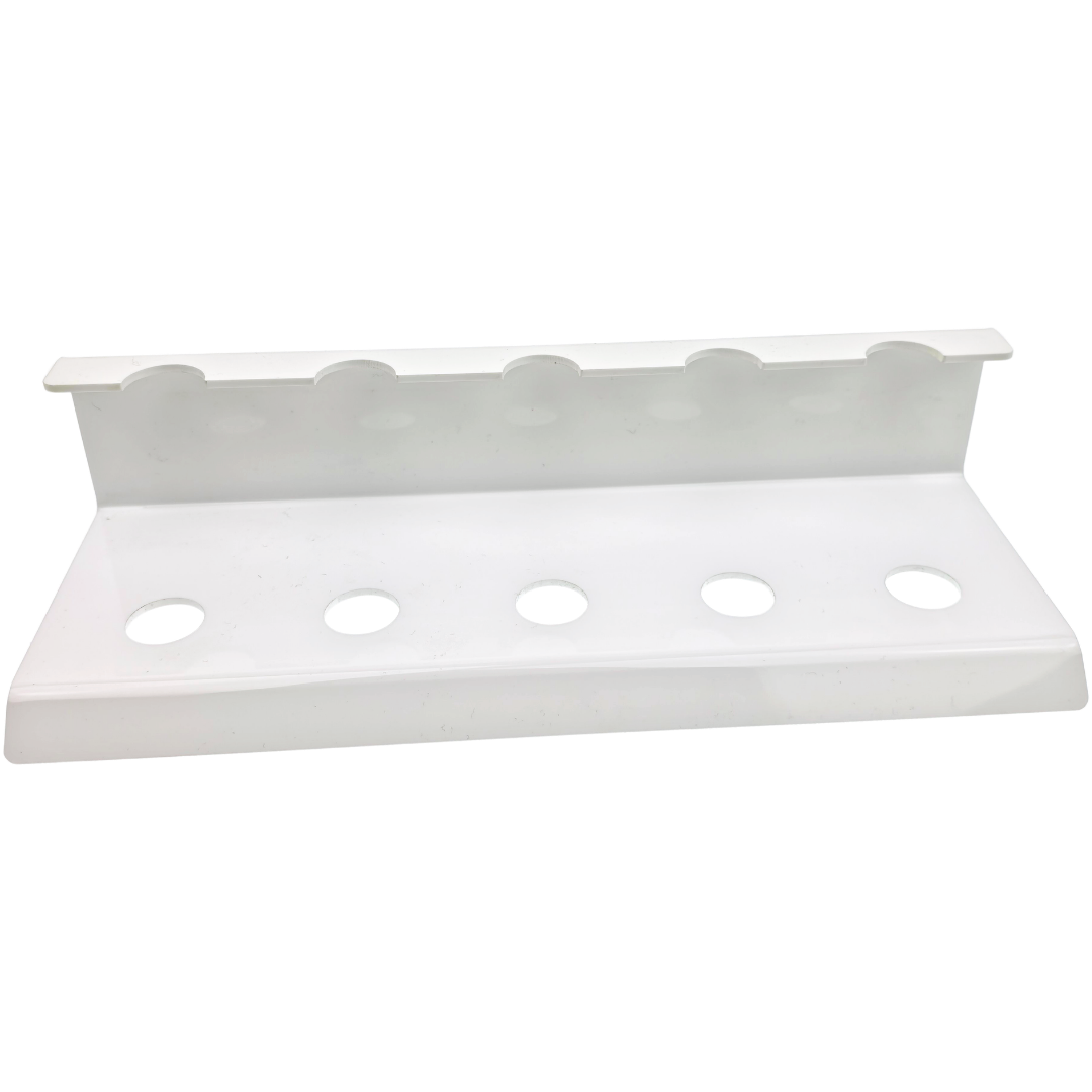 12" White Acrylic Hand Pipe Stand
